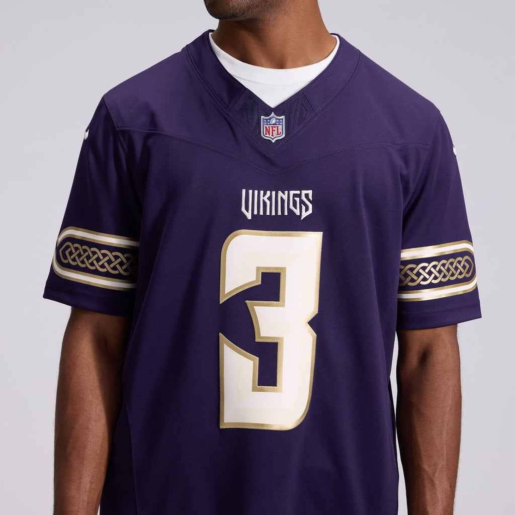 Minnesota Vikings Jordan Addison Nike Purple 2026 Rivalries Collection Stitched Limited Jersey product image 8, provided for