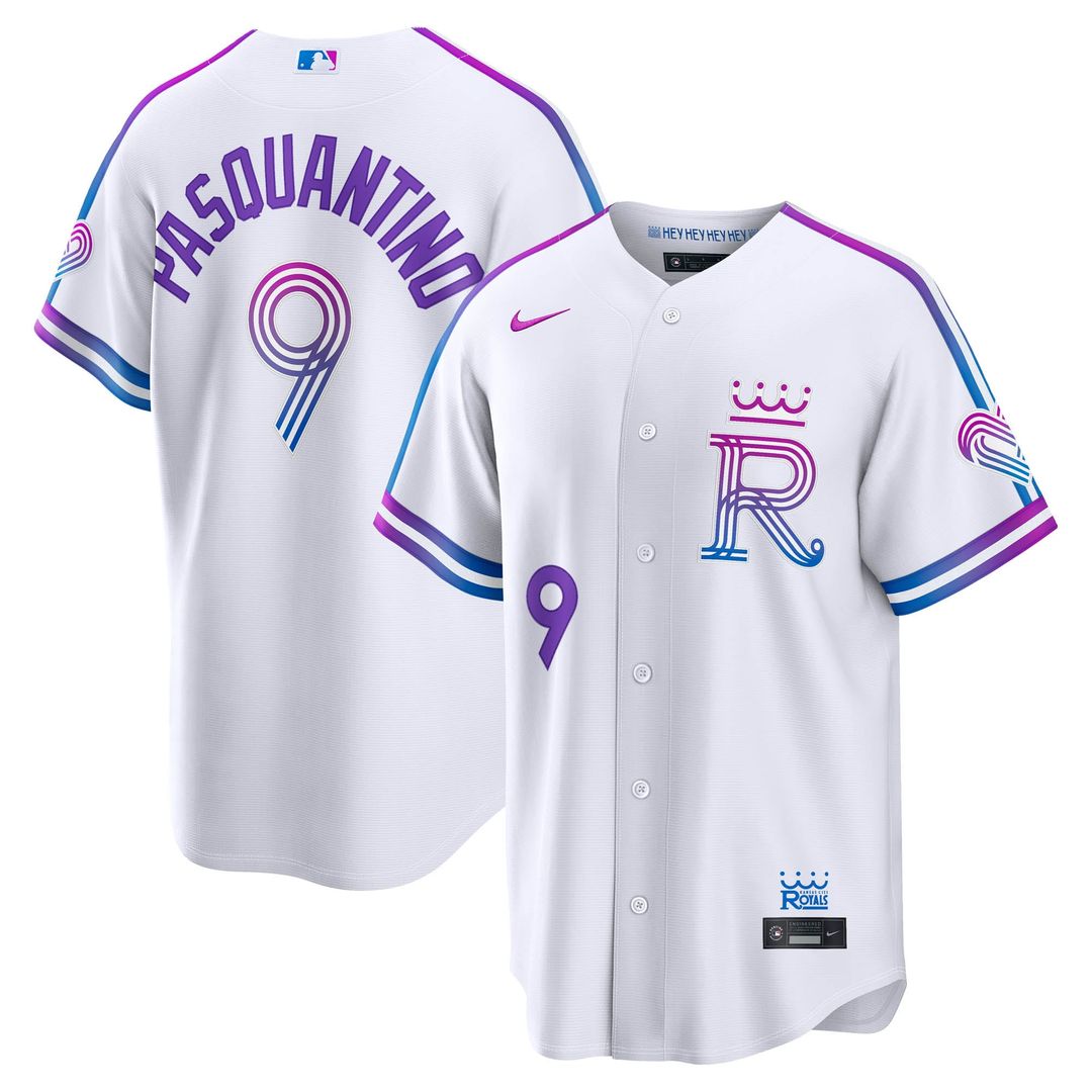 Kansas City Royals Vinnie Pasquantino Nike White 2026 City Connect Stadium Jersey product image 1, provided for visual