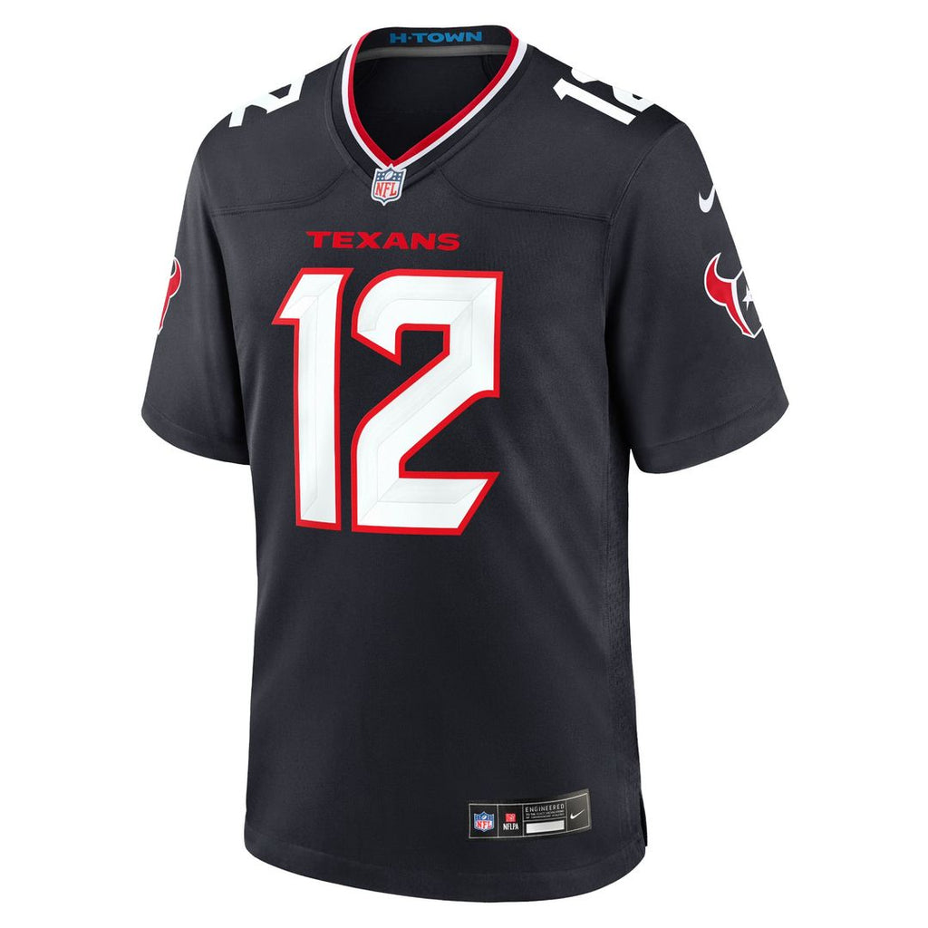 Houston Texans Nico Collins Nike Red Alternate Game Jersey product image 14, provided for visual reference and product