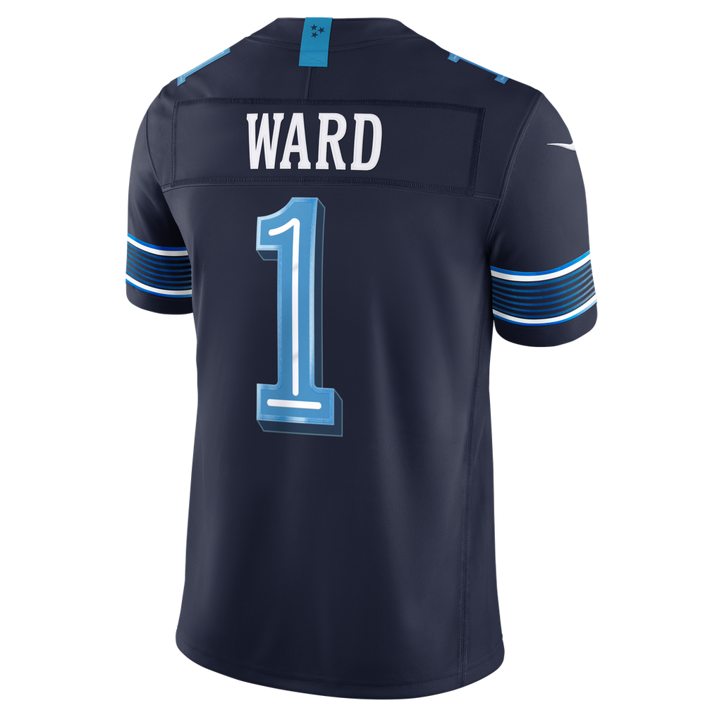 Tennessee Titans Cameron Ward Nike Navy 2026 Rivalries Collection Stitched Limited Jersey product image 3, provided for