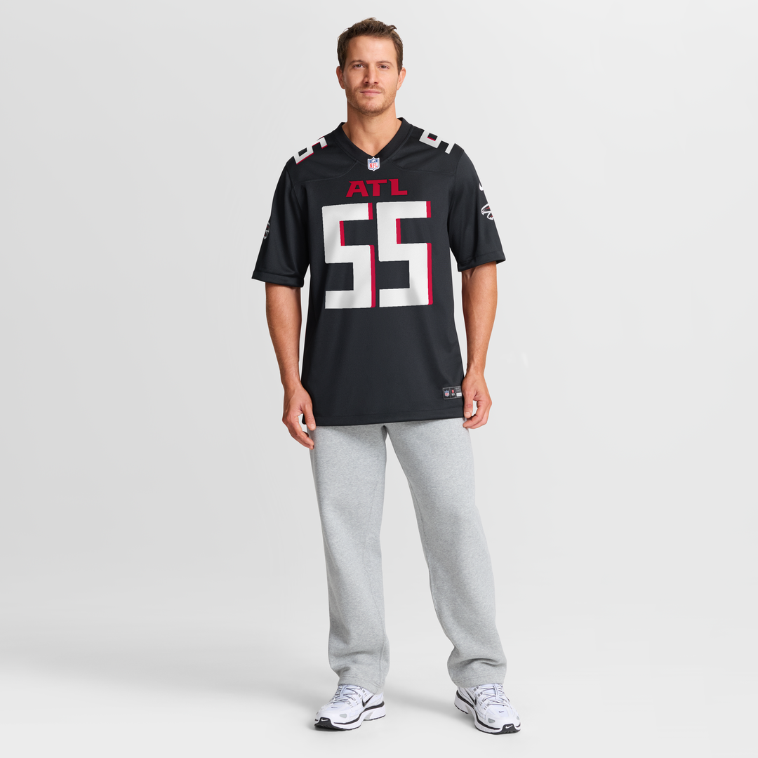 Atlanta Falcons John Abraham Nike Black Game Retired Player Jersey product image 7, provided for visual reference and