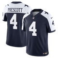 Dallas Cowboys Dak Prescott Nike Navy Alternate Vapor F.U.S.E. Stitched Limited Jersey product image 1, provided for visual