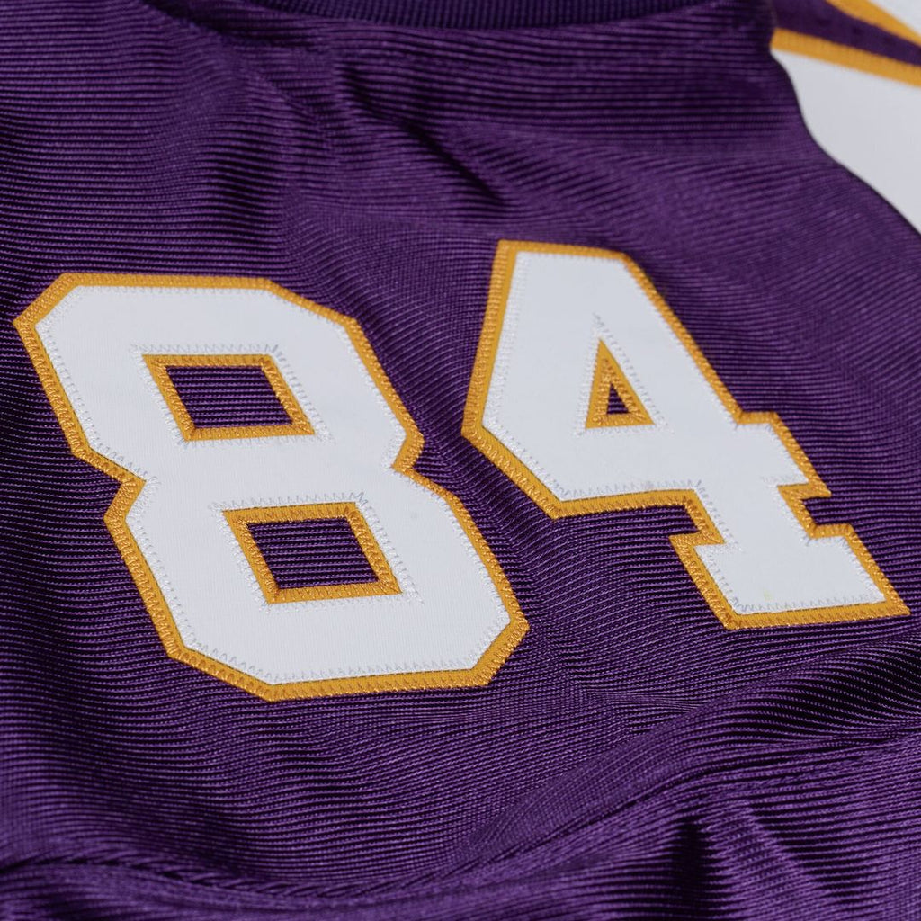 Minnesota Vikings Randy Moss Mitchell & Ness Purple 2001 Authentic Throwback Jersey product image 9, provided for visual