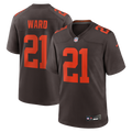Cleveland Browns Denzel Ward Nike Brown Alpha Dawg Game Jersey product image 1, provided for visual reference and product
