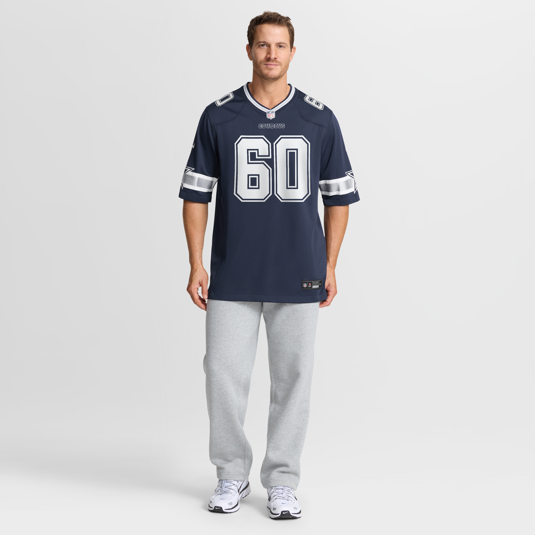 Dallas Cowboys Tyler Guyton Nike Navy Player Game Jersey product image 7, provided for visual reference and product detail