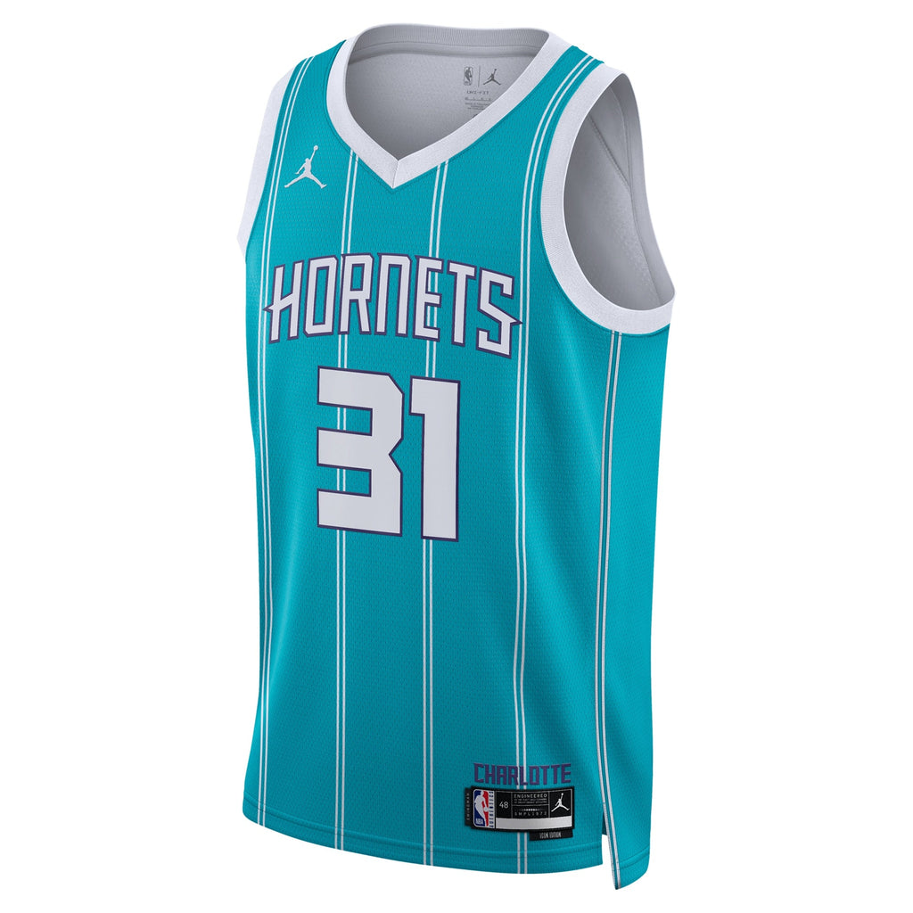 Charlotte Hornets Jordan Brand Icon Edition Swingman Jersey - Teal - Tidjane Salaün - Unisex product image 3, provided for