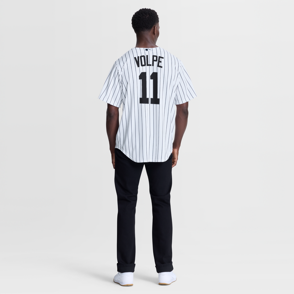 New York Yankees Anthony Volpe Nike White Home Replica Jersey product image 5, provided for visual reference and product