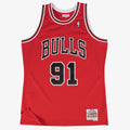 Chicago Bulls Mitchell & Ness Swingman Jersey Road Dennis Rodman 1997-98 product image 1, provided for visual reference and