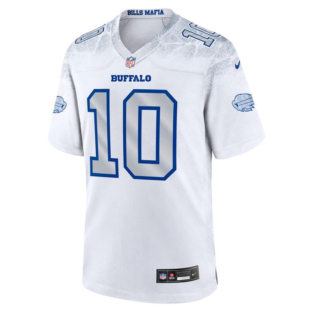 Buffalo Bills Khalil Shakir Nike White Rivalries Collection Game Jersey product image 2, provided for visual reference and