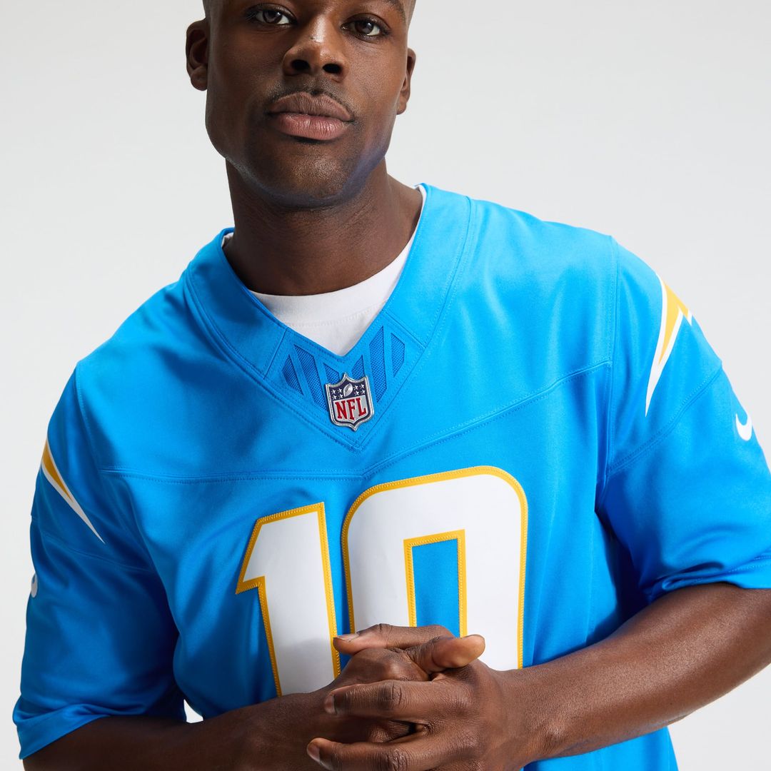 Los Angeles Chargers Justin Herbert Nike Navy Alternate Super Chargers Vapor F.U.S.E. Stitched Limited Jersey product image