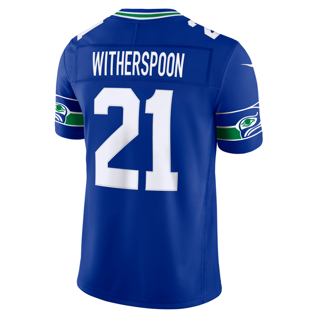 Seattle Seahawks Devon Witherspoon Nike Royal Alternate Vapor F.U.S.E. Stitched Limited Jersey product image 3, provided for