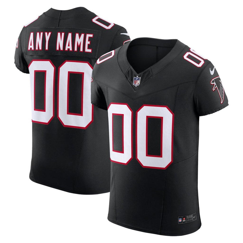 Atlanta Falcons Nike Black Vapor F.U.S.E. Elite Custom Jersey product image 1, provided for visual reference and product