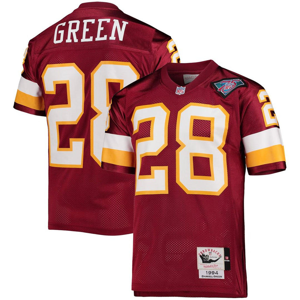 Washington Football Team 1994 Darrell Green Mitchell & Ness Burgundy Authentic Throwback Retired Player Jersey product image