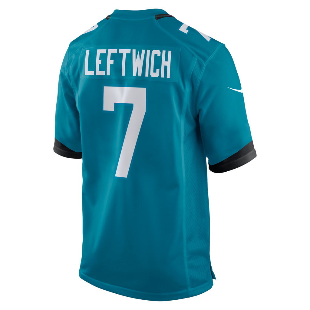 Jacksonville Jaguars Byron Leftwich Nike Teal Retired Player Game Jersey product image 3, provided for visual reference and