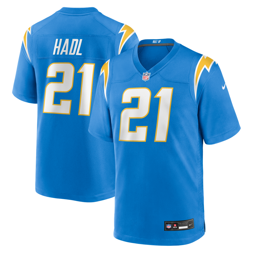 Los Angeles Chargers John Hadl Nike Powder Blue Game Retired Player Jersey product image 1, provided for visual reference
