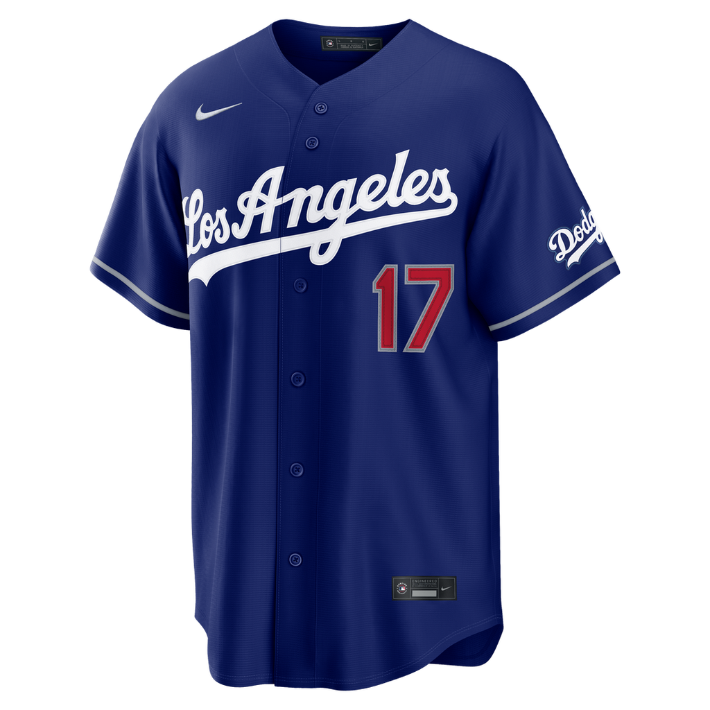 Los Angeles Dodgers Shohei Ohtani Nike Royal Kanji Alternate Stadium Jersey product image 2, provided for visual reference