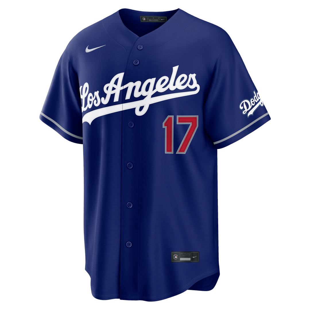 Los Angeles Dodgers Shohei Ohtani Nike Royal Kanji Alternate Stadium Jersey product image 2, provided for visual reference