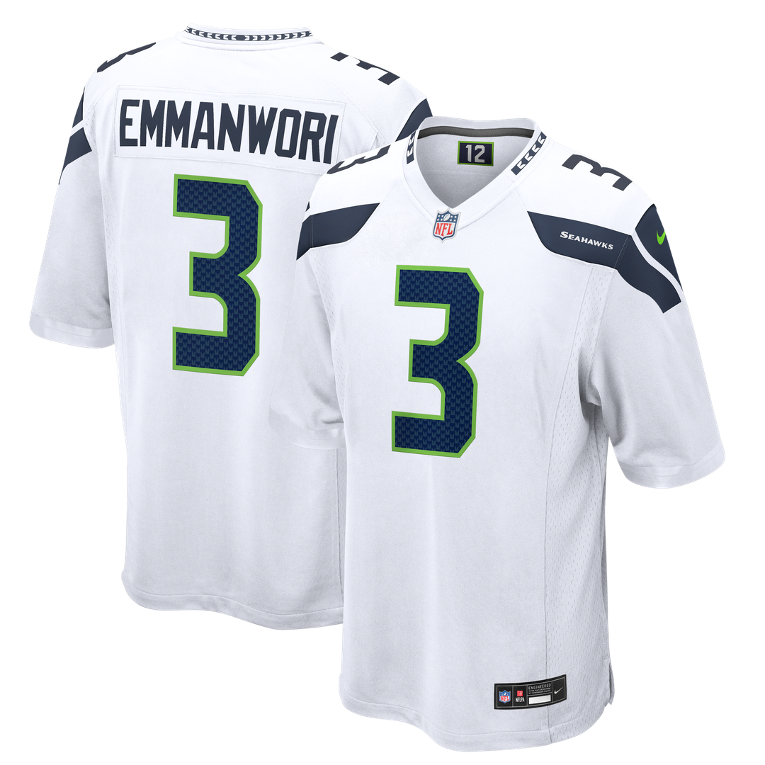 Seattle Seahawks Nick Emmanwori Nike College Navy Team Game Jersey product image 13, provided for visual reference and