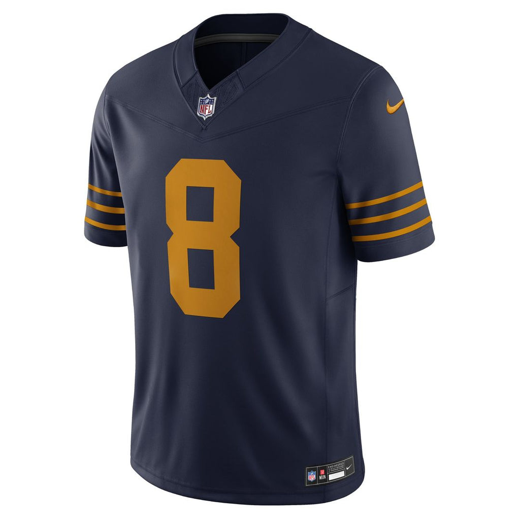 Green Bay Packers Josh Jacobs Nike Navy The 1923 Classic Vapor F.U.S.E. Limited Jersey product image 2, provided for visual