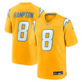 Los Angeles Chargers Omarion Hampton Nike Gold Alternate Charger Power Game Player Jersey product image 1, provided for