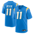Los Angeles Chargers Cameron Dicker Nike Powder Blue Game Jersey product image 1, provided for visual reference and product