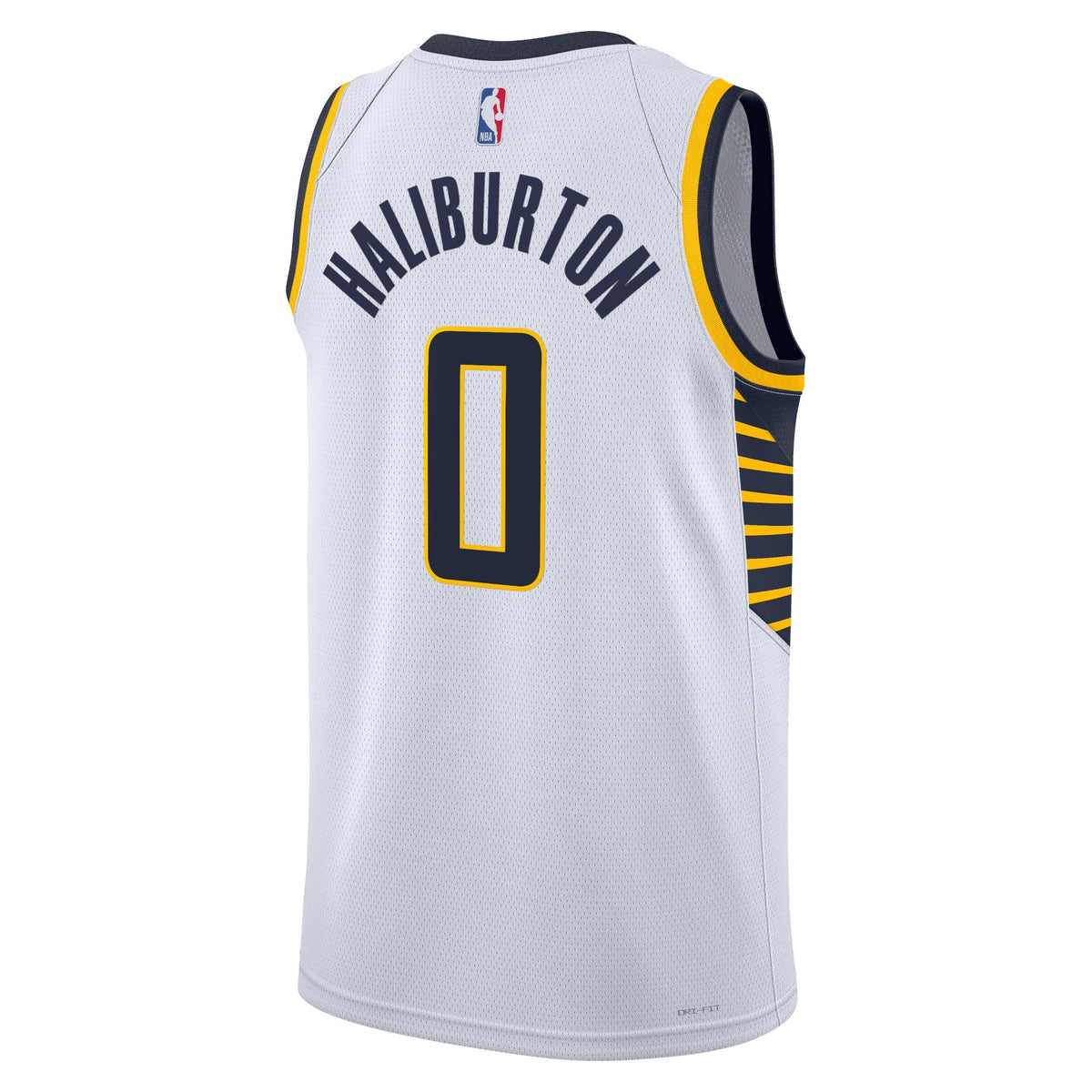 Indiana Pacers Nike Association Edition Swingman Jersey - White - Tyrese Haliburton - Unisex product image 3, provided for
