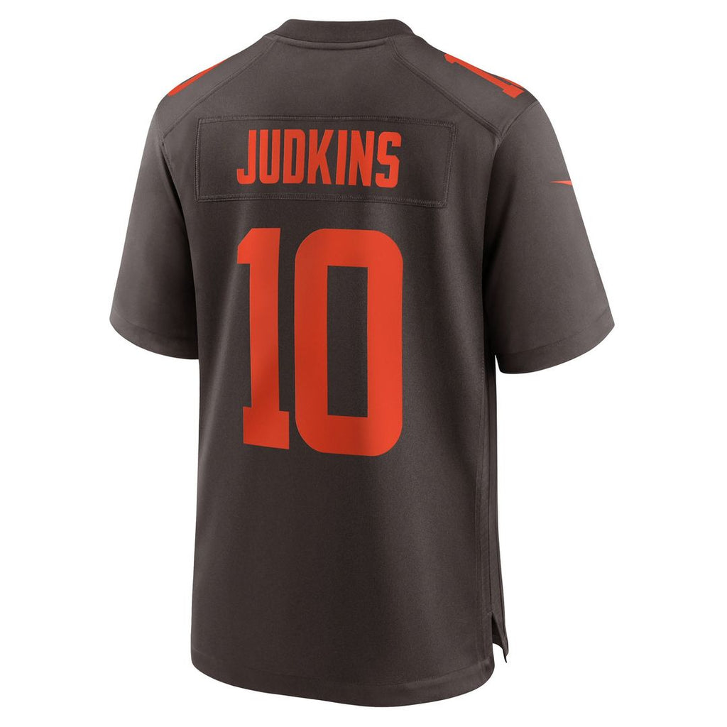 Cleveland Browns Quinshon Judkins Nike Brown Alpha Dawg Game Jersey product image 3, provided for visual reference and