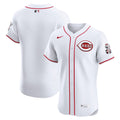 Cincinnati Reds Nike White Home Elite Jersey product image 1, provided for visual reference and product detail review
