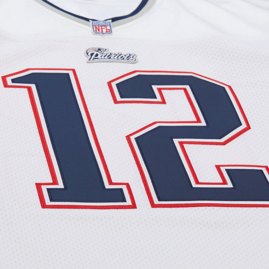 New England Patriots Tom Brady Mitchell & Ness Navy Super Bowl XXXVI Authentic Throwback Jersey product image 24, provided
