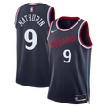 Los Angeles Clippers Nike Replica Icon Edition Swingman Jersey - Navy - Bennedict Mathurin - Unisex product image 1,