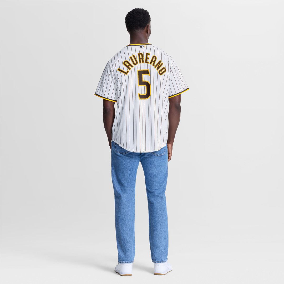 San Diego Padres Ramón Laureano Nike White Home Replica Jersey product image 5, provided for visual reference and product