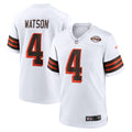 Cleveland Browns Deshaun Watson Nike White Alternate Game Jersey product image 1, provided for visual reference and product