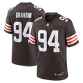 Cleveland Browns Mason Graham Nike Brown Game Jersey product image 1, provided for visual reference and product detail review