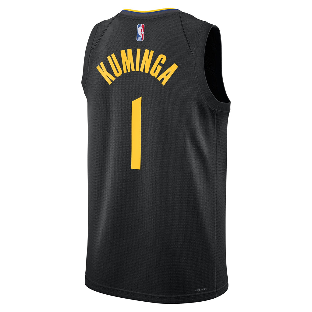 Golden State Warriors Jordan Brand 2024/25 Statement Edition Swingman Jersey - Black - Jonathan Kuminga - Unisex product