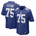 New York Giants Joshua Ezeudu Nike Royal Game Player Jersey product image 1, provided for visual reference and product