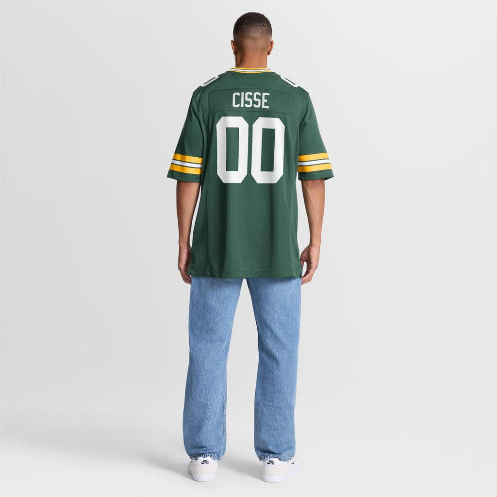 Green Bay Packers Brandon Cisse Nike Green Game Jersey product image 5, provided for visual reference and product detail