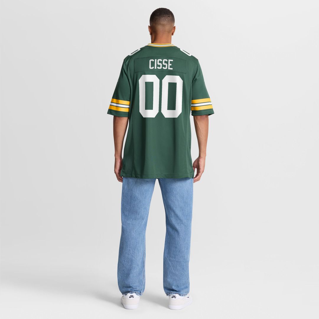 Green Bay Packers Brandon Cisse Nike Green Game Jersey product image 5, provided for visual reference and product detail