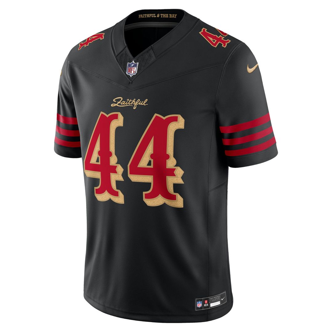 San Francisco 49ers Kyle Juszczyk Nike Black Rivalries Collection Stitched Limited Jersey product image 2, provided for