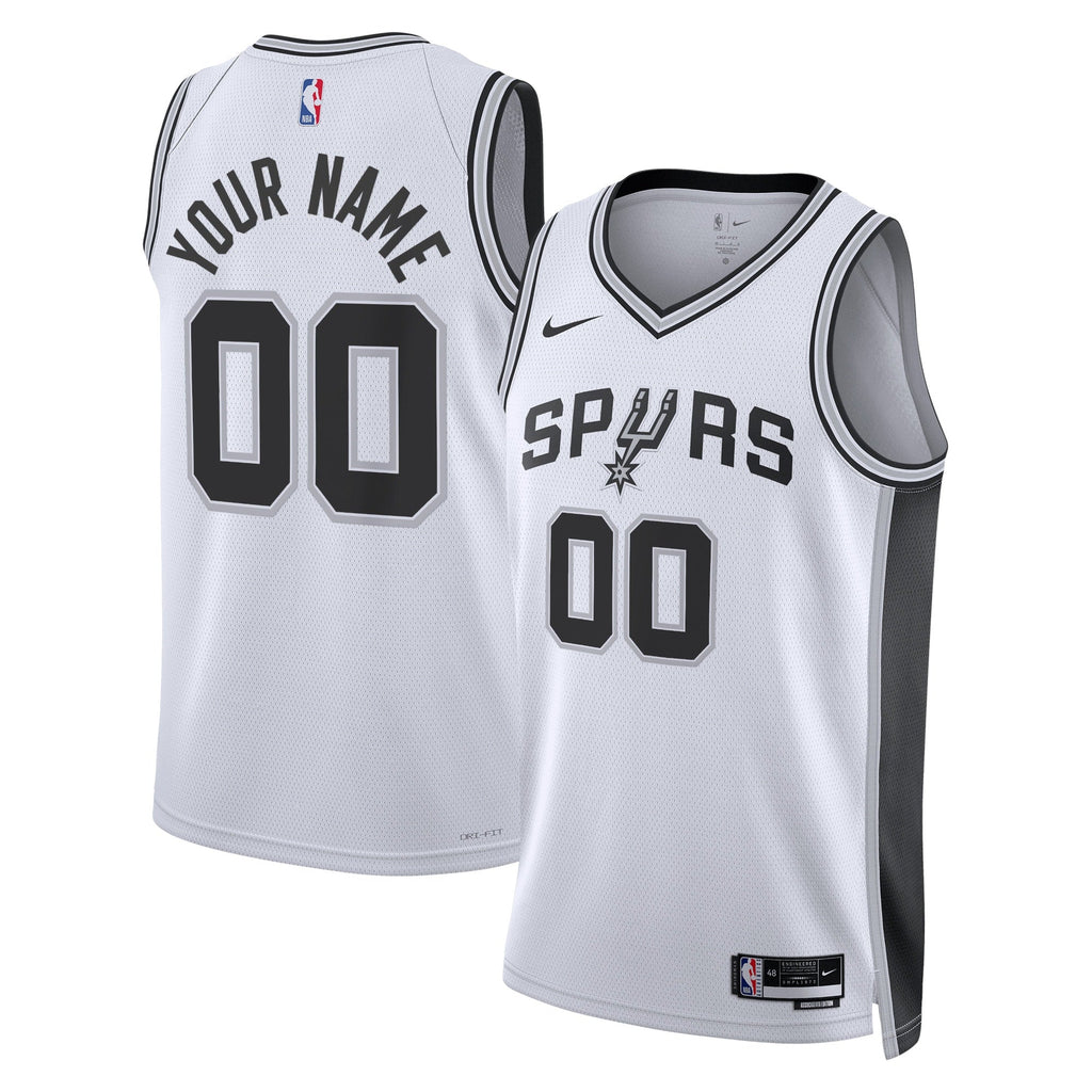 San Antonio Spurs Nike Association Swingman Jersey - Custom - Unisex product image 1, provided for visual reference and