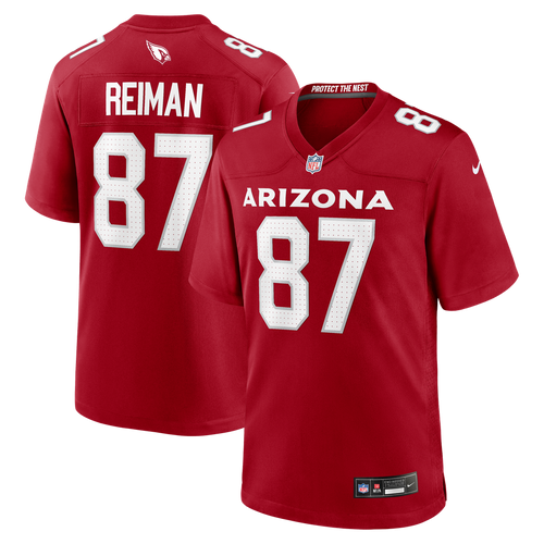 Arizona Cardinals Tip Reiman Nike Cardinal Team Game Jersey product image 1, provided for visual reference and product