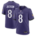 Baltimore Ravens Lamar Jackson Nike Purple Team Game Jersey product image 1, provided for visual reference and product