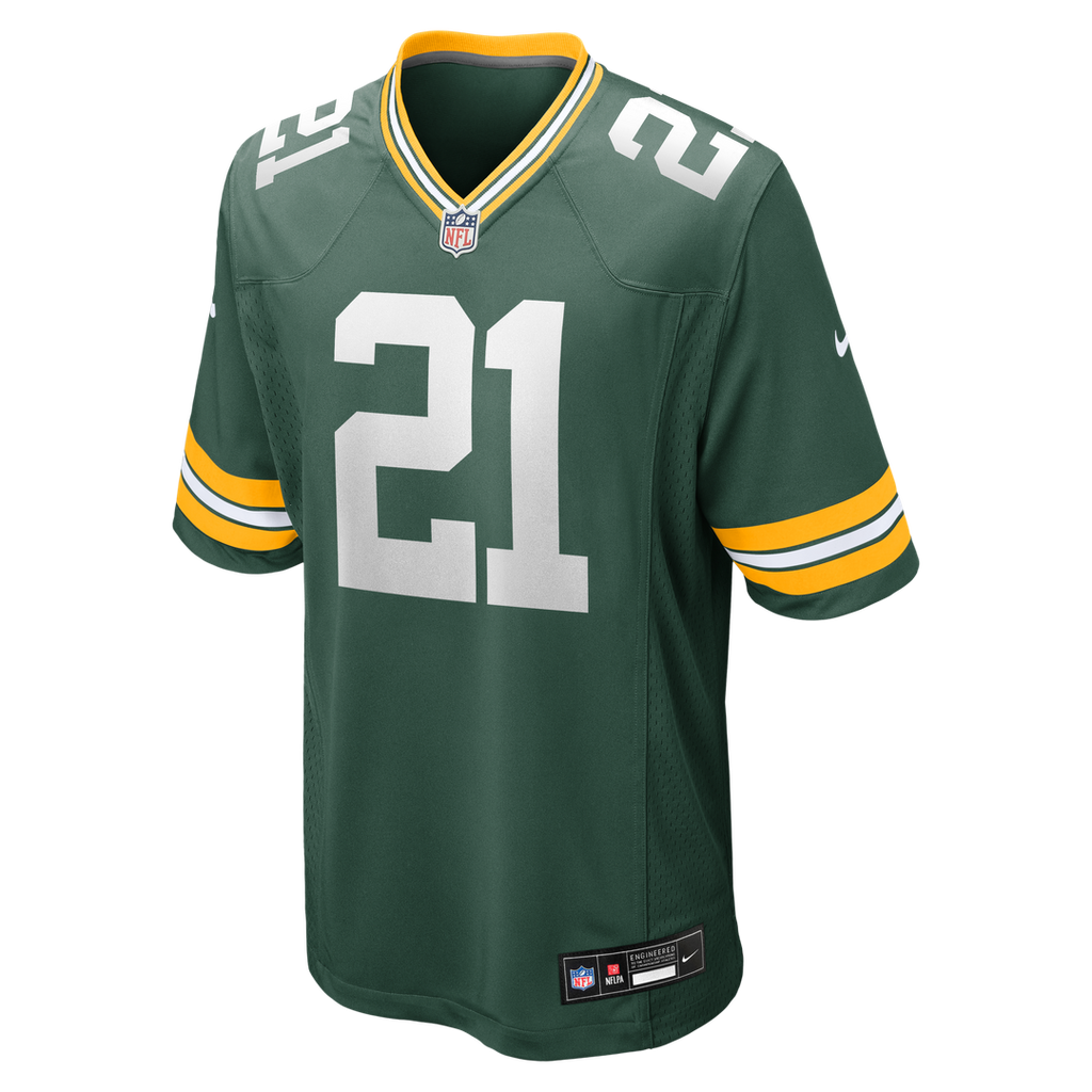 Green Bay Packers Benjamin St-Juste Nike Green Team Game Jersey product image 2, provided for visual reference and product