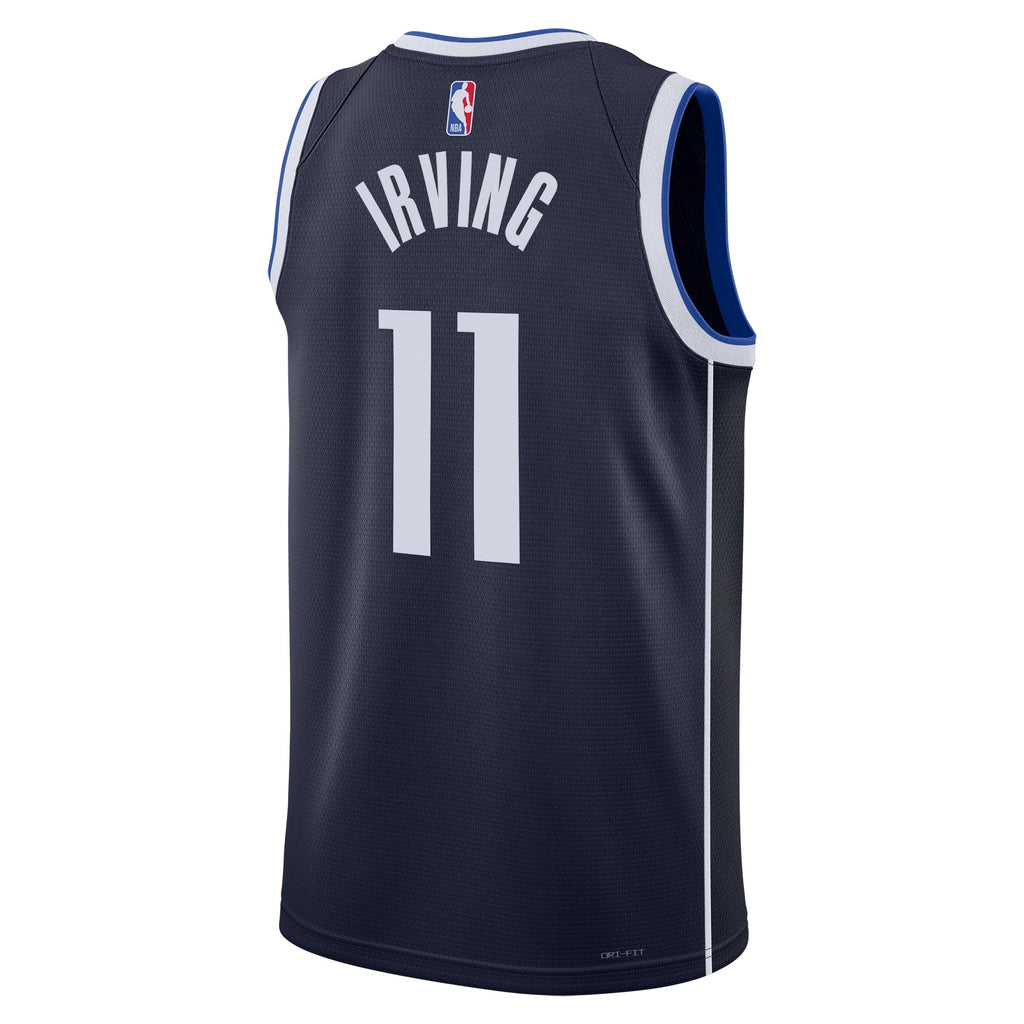 Dallas Mavericks Jordan Statement Edition Swingman Jersey - Navy - Kyrie Irving - Unisex product image 4, provided for