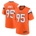 Denver Broncos Sai'vion Jones Nike Orange Team Game Jersey product image 1, provided for visual reference and product detail