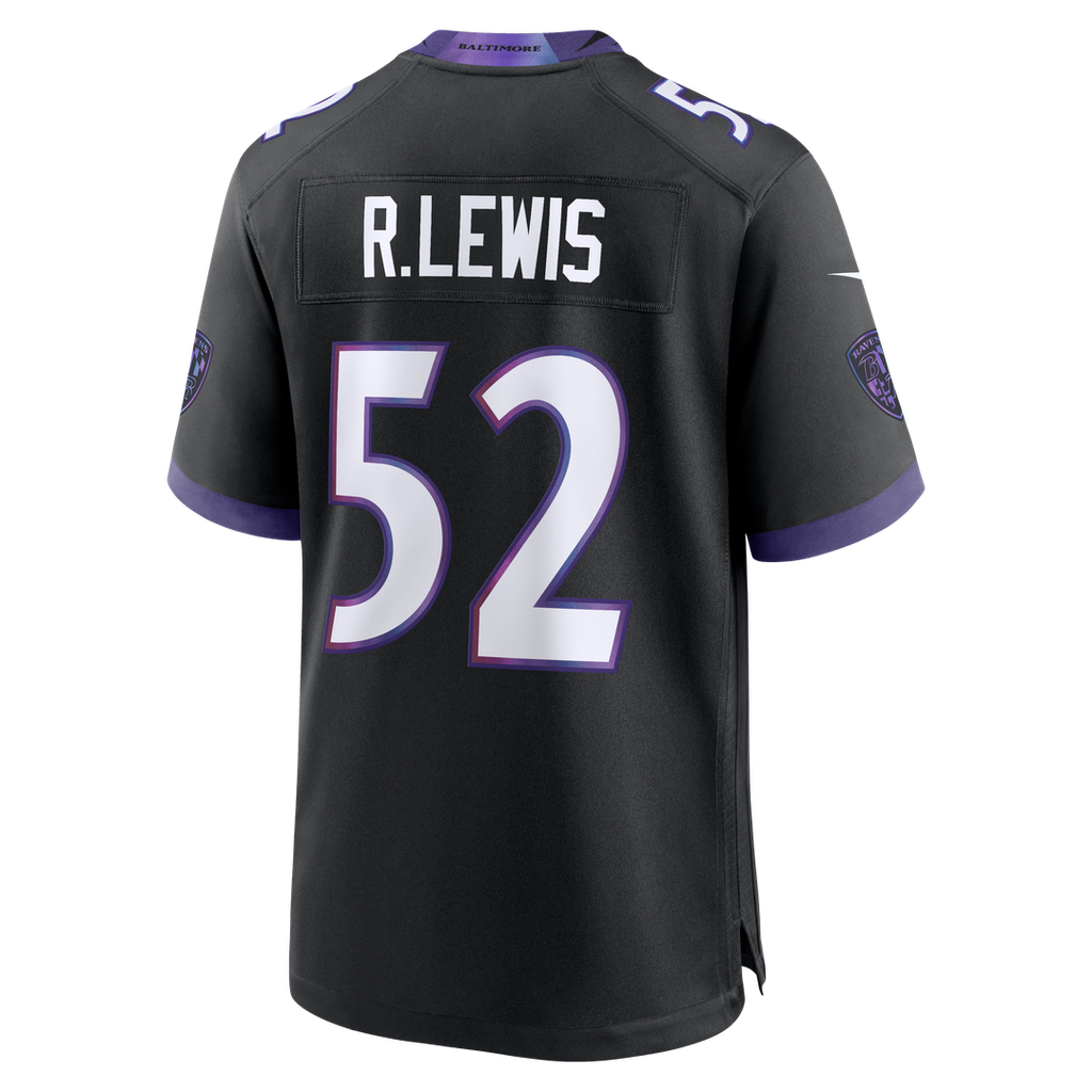 Baltimore Ravens Ray Lewis Nike Black Alternate Retired Player Game Jersey product image 7, provided for visual reference