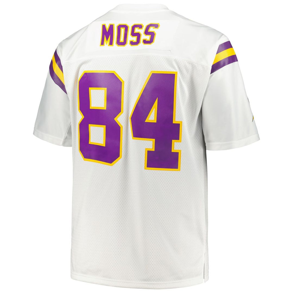 Minnesota Vikings Randy Moss Mitchell & Ness White Big & Tall 1998 Legacy Retired Player Jersey product image 6, provided