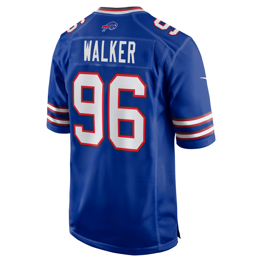Buffalo Bills Deone Walker Nike Royal Team Game Jersey product image 3, provided for visual reference and product detail