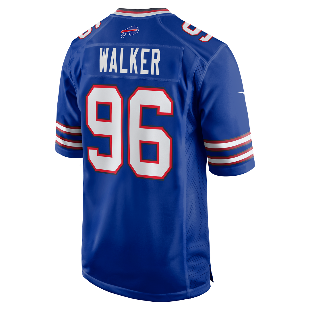 Buffalo Bills Deone Walker Nike Royal Team Game Jersey product image 3, provided for visual reference and product detail