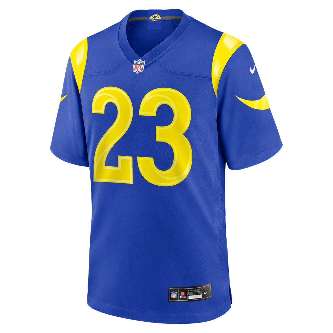 Los Angeles Rams Kyren Williams Nike Royal Team Game Player Jersey product image 9, provided for visual reference and