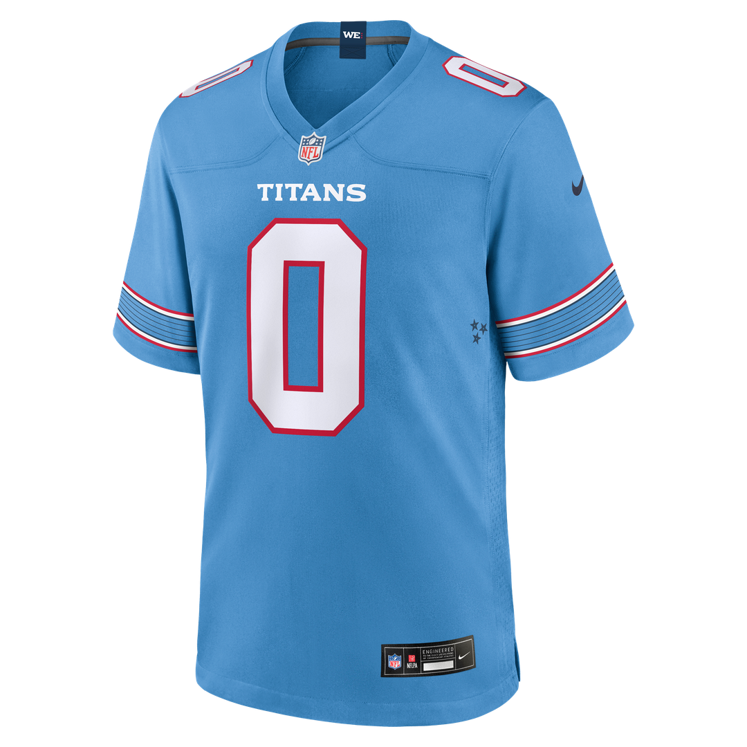 Tennessee Titans Calvin Ridley Nike Light Blue Game Jersey product image 2, provided for visual reference and product detail